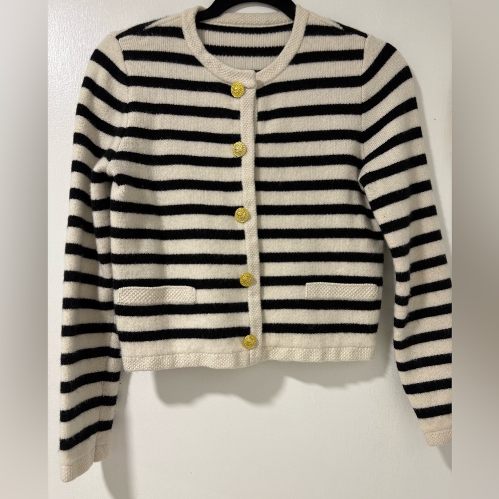 Commense Striped Cardigan